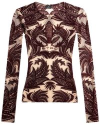 Etro - Paisley Motif Top - Lyst