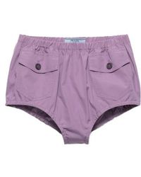 Prada - Poplin Shorts - Lyst