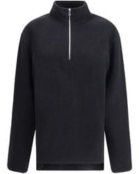 Rier - Half-Zip Wool Sweatshirt - Lyst
