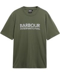 Barbour - Logo Short-Sleeve T-Shirt - Lyst
