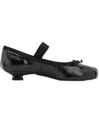 Miu Miu - Round Toe Ballet Shoes - Lyst