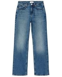 AllSaints - Ida Straight Leg Denim Jeans - Lyst