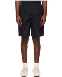 Off-White c/o Virgil Abloh - Tape Logo Bowling Elastic Waist Shorts - Lyst