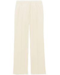 KENZO - Pleated Straight-Leg Pants - Lyst