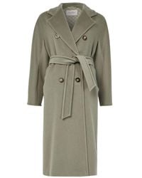 Max Mara - Lapel Long-Sleeved Coat - Lyst