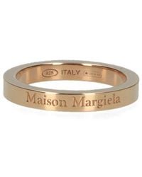 Maison Margiela - Logo Engraved Ring - Lyst