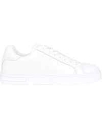 ARMANI EXCHANGE - Leather Sneakers - Lyst