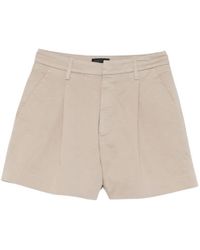 Dondup - Pleated Tailored Shorts - Lyst