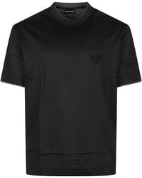 Emporio Armani - Short-Sleeved Crewneck T-Shirt - Lyst