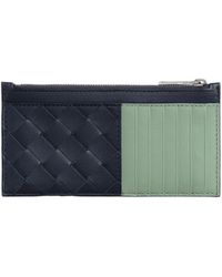 Bottega Veneta - Intrecciato Long Zippered Card Case - Lyst