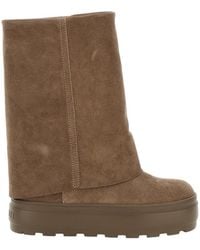 Casadei - Suede Boots - Lyst