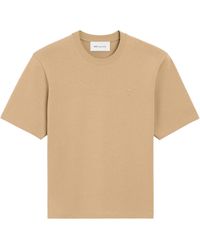 Ami Paris - Cotton T-Shirt With Embossed Ami De Coeur - Lyst