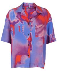 McQ - Abstract Printed Shirt - Lyst
