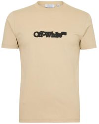 Off-White c/o Virgil Abloh - Logo Crew Neck T-Shirt - Lyst