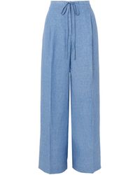 Rohe - Linen Wide-Leg Casual Pants - Lyst