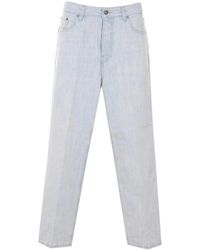 Haikure - Logo Patch Straight-Leg Jeans - Lyst