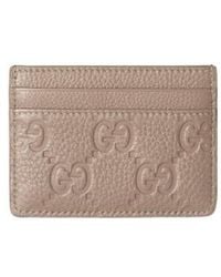 Gucci - Gg Emblem Card Case - Lyst