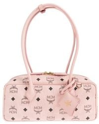 MCM - Aren Visetos Shoulder Bag - Lyst