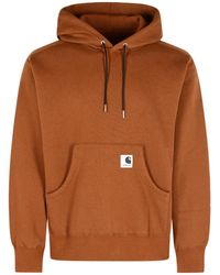 Sacai - X Charhartt Wip Logo Patch Drawstring Hoodie - Lyst