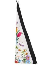 Gucci - Printed Silk Twill Diamond Scarf - Lyst