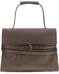 Moschino - Logo Embossed Shoulder Bag - Lyst