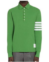 Thom Browne - Long-Sleeved Polo Shirt - Lyst
