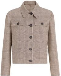 Brunello Cucinelli - Prince Of Wales Jacket - Lyst