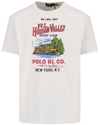 Polo Ralph Lauren - Crew Neck Printed T-Shirt - Lyst