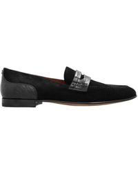 Dolce & Gabbana - Dg Plaque Panelled Loafers - Lyst