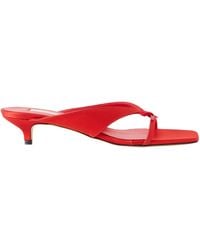 TOTEME - Bow-Decorated Satin High-Heeled Sandals - Lyst
