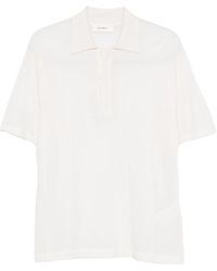 Lisa Yang - Short-Sleeved Knit Polo Shirt - Lyst