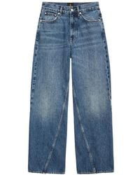 Anine Bing - High-Rise Wide-Leg Jeans - Lyst