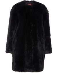Max Mara - Studio Eros Crewneck Long-Sleeved Coat - Lyst