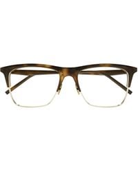 Saint Laurent - Eyewear Square Frame Glasses - Lyst