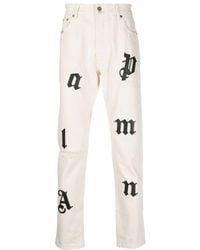 Palm Angels - Logo-Patch Straight Leg Jeans - Lyst