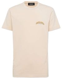 DSquared² - Logo Printed Crewneck T-Shirt - Lyst