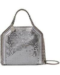 Stella McCartney - Falabella Chainmail Tiny Tote Bag - Lyst