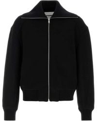 Jil Sander - High Neck Zipped Bomber Jacket - Lyst