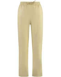 Yves Salomon - Drawstring Leather Pants - Lyst