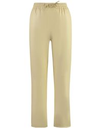 Yves Salomon - Drawstring Leather Pants - Lyst