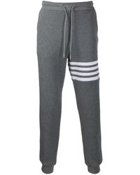 Thom Browne - 4-Bar Drawstring Jogger Pants - Lyst