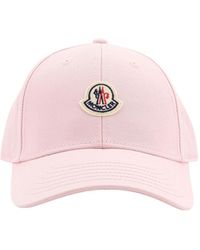 Moncler - Logo Patch Curved Peak Baseball Cap - Lyst