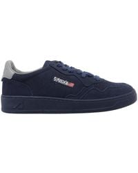 Autry - Medalist Low Perforated Panelled Sneakers - Lyst