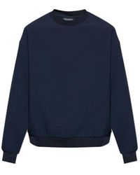Emporio Armani - Long-Sleeved Crewneck Sweatshirt - Lyst