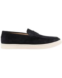 Brunello Cucinelli - Penny-Slot Round-Toe Loafers - Lyst
