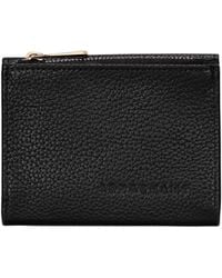 Longchamp - Leather Cardholder - Lyst