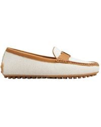 Tod's - Logo Plaque Slip-On Flat Shoes - Lyst