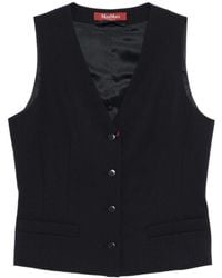 Max Mara - Studio Mstmadia V-Neck Waistcoat - Lyst