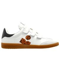 Isabel Marant - Beth Gb Leopard-Print Calfskin Sneakers - Lyst