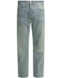 RRL - 'Bridgeway Wash' Straight-Leg Jeans - Lyst
